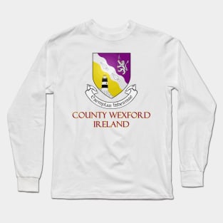 County Wexford, Ireland - Coat of Arms Long Sleeve T-Shirt